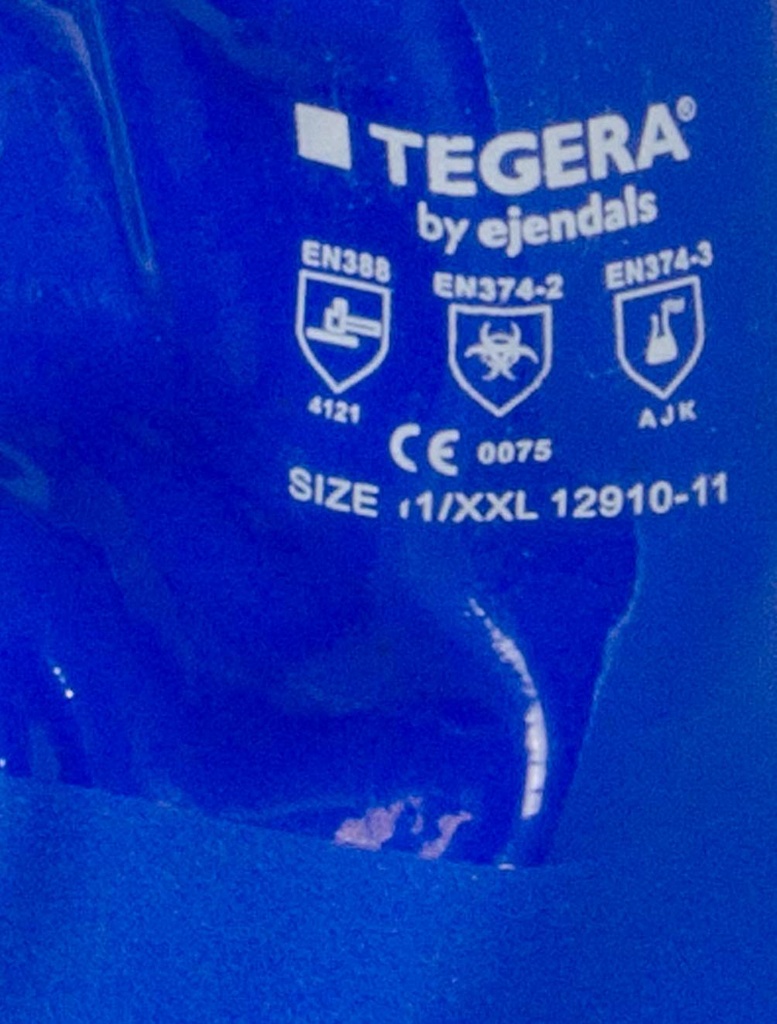 Ejendals Tegera 12910|Chemikalienschutzhandschuh, PVC (Vinyl)