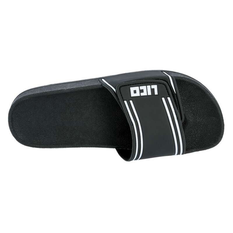 LICO Badesandale COAST V schwarz/weiß