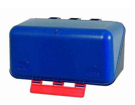 HOLTHAUS Aufbewahrungsbox blau 23x12x12cm