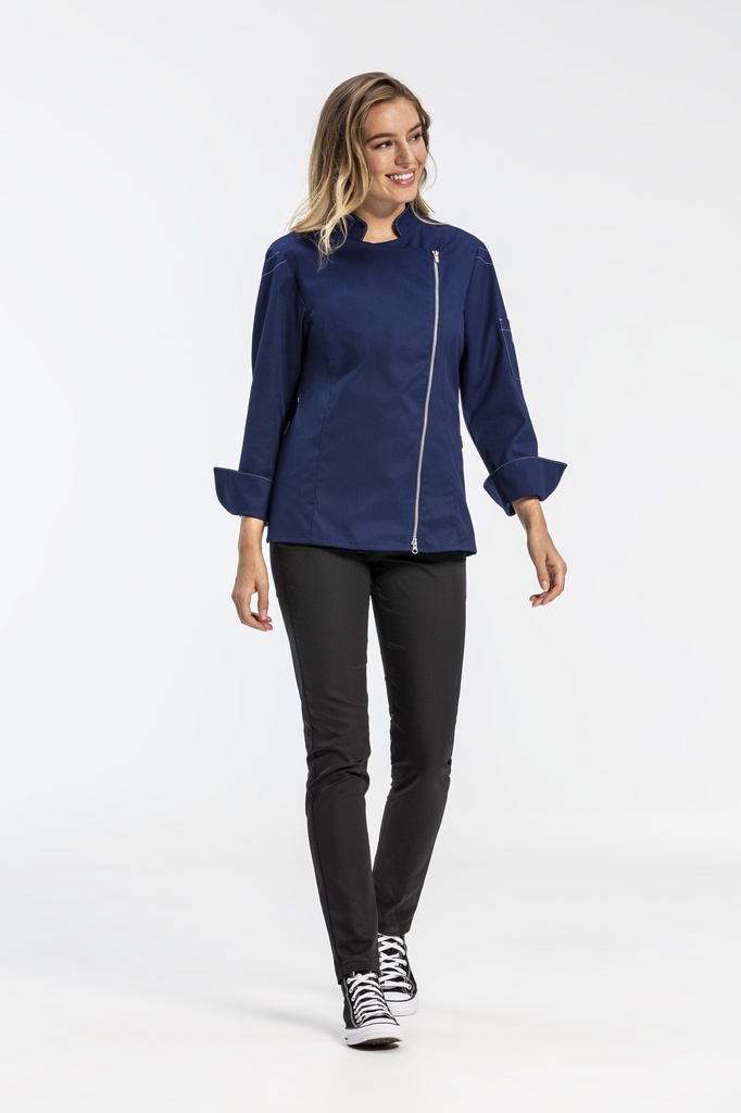 GREIFF KITCHEN Damen-Kochjacke RV Regular Fit