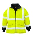 LeiKaTex® 4-in-1-Warnschutzparka "Stonefield" EN ISO 20471 + EN 343 neongelb / marineblau