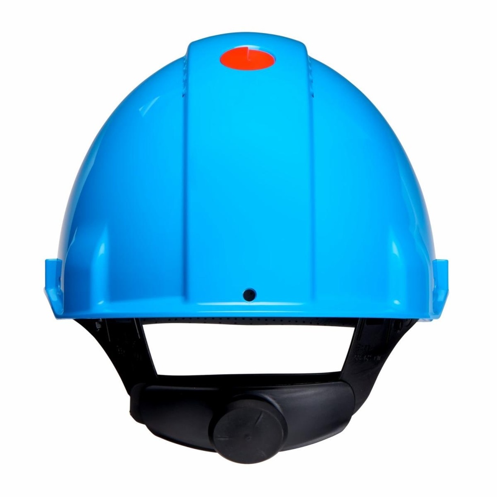 3M™ G3000 Schutzhelm G30NUB in Blau, belüftet, mit Uvicator, Ratsche und Kunststoffschweißband