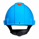 3M™ G3000 Schutzhelm G30NUB in Blau, belüftet, mit Uvicator, Ratsche und Kunststoffschweißband