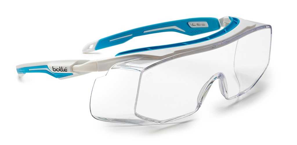 Bollé Überbrille TRYON OTG PSOTRYO014 Klare PC-Scheibe, PLATINU...