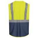 NITRAS® 7118 Warnweste neongelb/marineblau