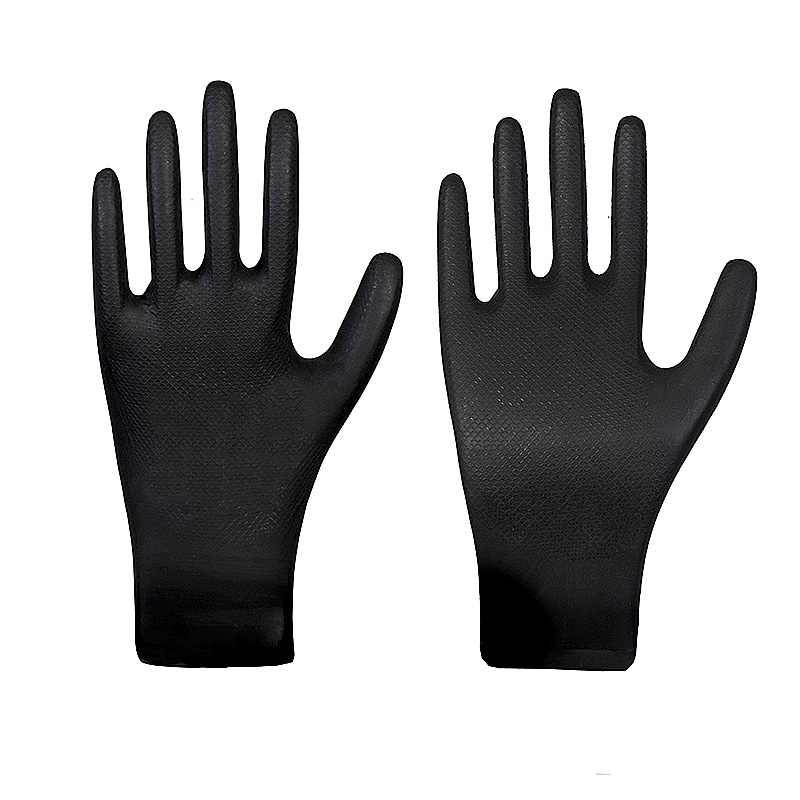 Solidstar® GRIPSTER Nitril-Einmalschutzhandschuh schwarz
