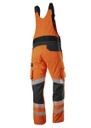 BProtected® Hi-Vis Stretch Warnschutz-Stretch-Latzhose mit Knietaschen 2041 844