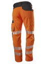 BProtected® Hi-Vis Stretch Leichte Warnschutz-Stretch-Hose mit Knietaschen 2043 847