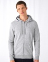 B&amp;C Organic Zipped Hooded