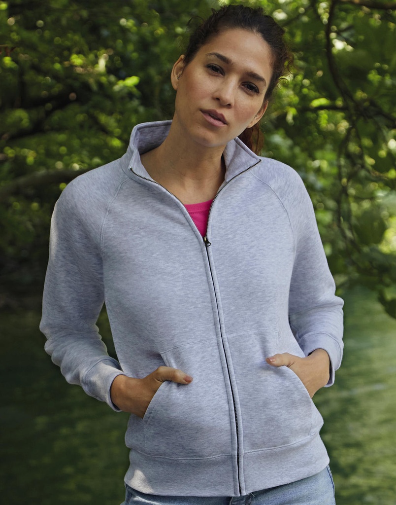 FRUIT OF THE LOOM Sweatshirt Ladies` Premium Sweat Jacket