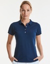 RUSSELL Polo Ladies` Fitted Stretch