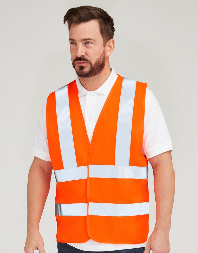 UCC Workwear 4-Band Safety Waistcoat Class 2