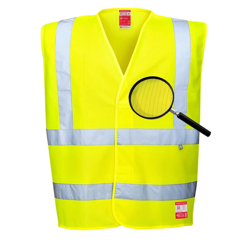 PORTWEST® FR71 - antistatische Warnschutz Weste - flammhemmend
