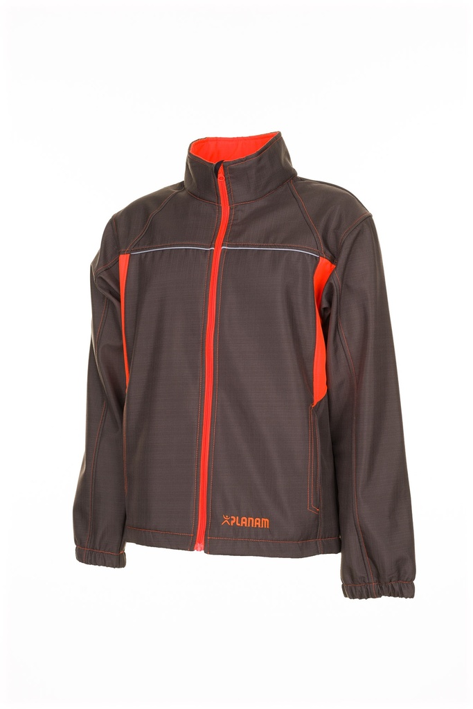 PLANAM Basalt Neon Softshelljacke