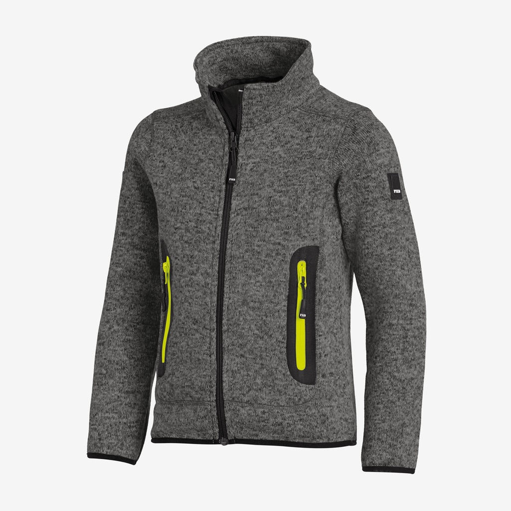 FHB MATS Strick-Fleece-Jacke Kinder