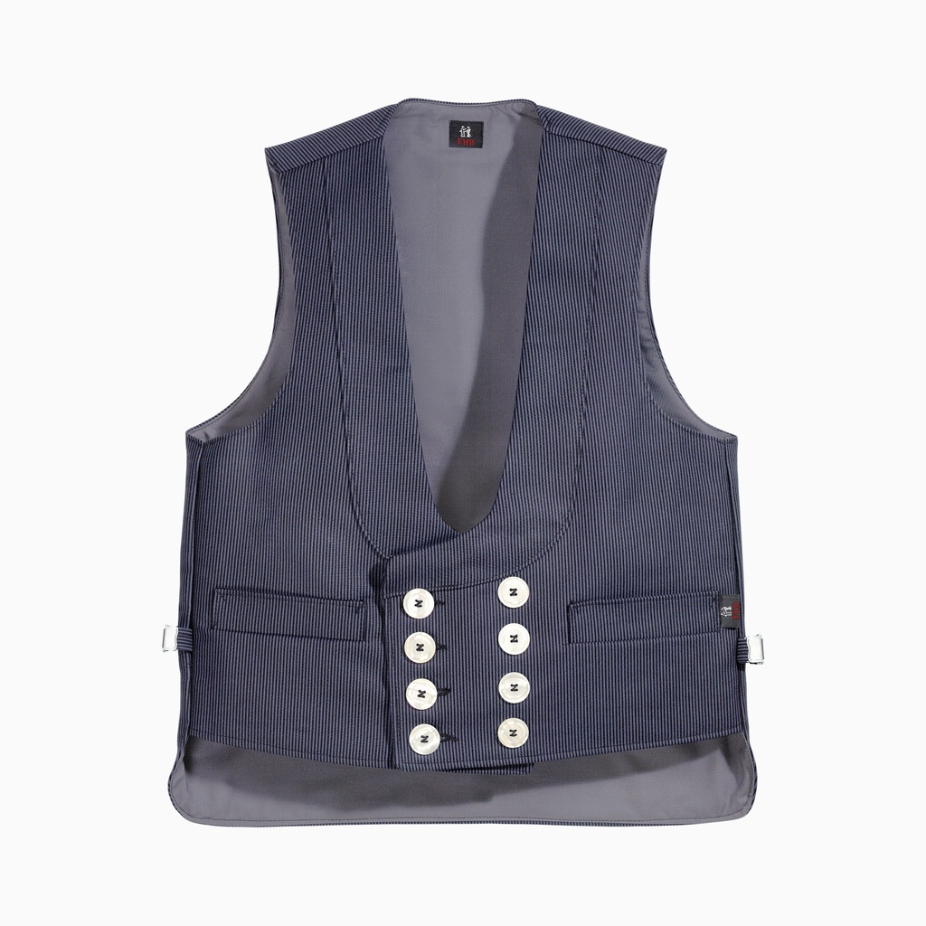 FHB JAN Zunftweste Zwirn-Doppel-Pilot Hamburger Streifen