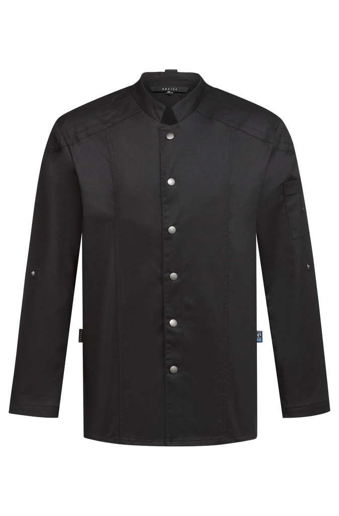 GREIFF KITCHEN H-Kochjacke Bikerstyle Regular Fit