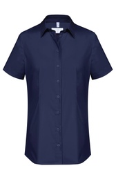 [6516.1120.020.32] GREIFF BASIC Damen-Bluse 1/2 Regular Fit (marine, 32)