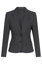 [1426.2810.010.34] GREIFF MODERN 37.5 Damen-Blazer 37.5 Slim Fit (pinpoint schwarz, 34)