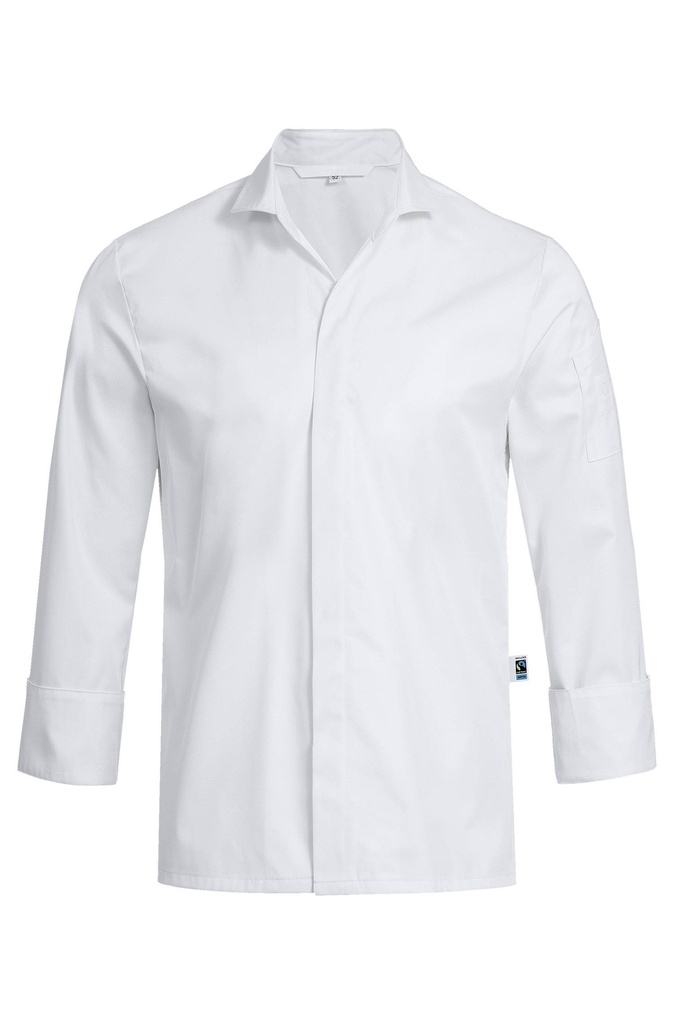 - Auslauf- GREIFF KITCHEN Kochhemd V-Ausschnitt Slim Fit