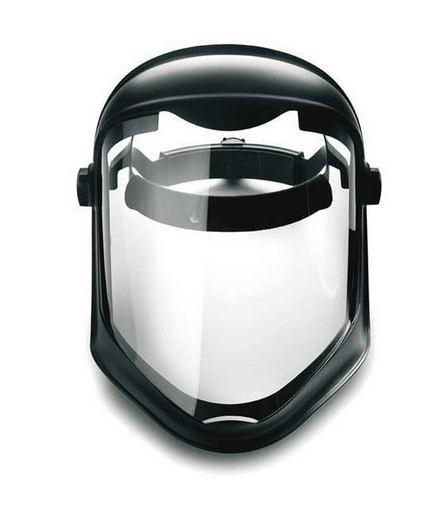 Honeywell 1011623 Bionic Set PC Gesichtsschutz Kopfhalter komplett mit PC-Scheibe