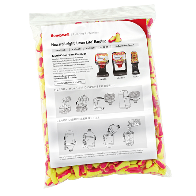 Honeywell HOWARD LEIGHT 1013047 PU-Stöpsel Laser Lite LL-LS4E 35dB Nachfüllpackung mit 200 Paar