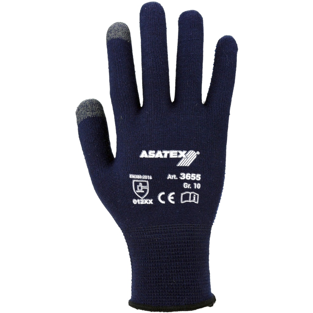 ASATEX Feinstrick-Handschuh 3655 genoppt