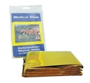 HOLTHAUS Medical Shop Rettungsdecke gold / silber 160 x 210 cm PZN: 4831583