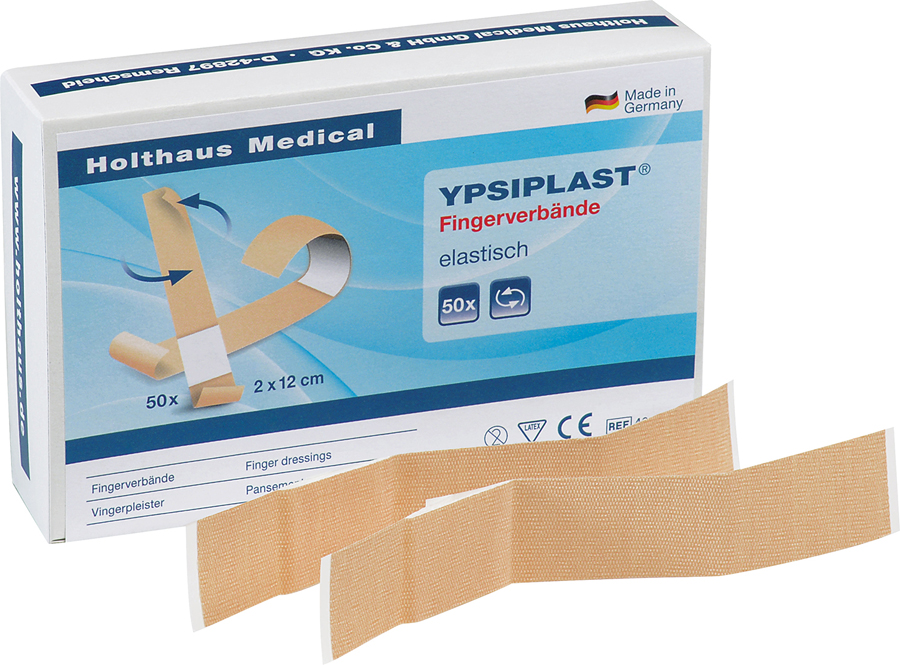 HOLTHAUS YPSIPLAST® Fingerverband 100 Stück elastisch 3 x 12 cm