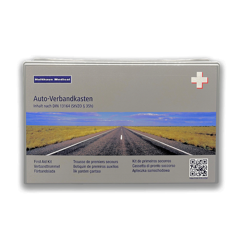 HOLTHAUS Klassik Verbandkasten grau Inhalt nach DIN 13 164 PZN: 7761297