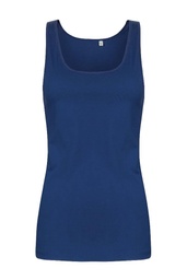 [1451AZXXL] X.O Roundneck Tanktop Women 1451 (azure blue, XXL)