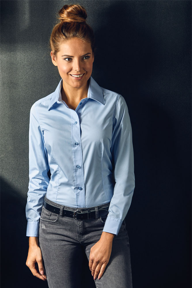 promodoro Women’s Poplin Shirt LS 6315