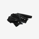 FHB GERHARD Zunftsakko Trenkercord Dreidraht mit Echtleder schwarz