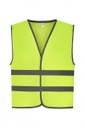 YOKO Kids Fluo Reflective Border Waistcoat