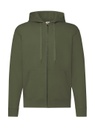 FRUIT OF THE LOOM Classic Hooded Sweat Jacket