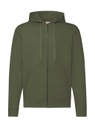 FRUIT OF THE LOOM Classic Hooded Sweat Jacket