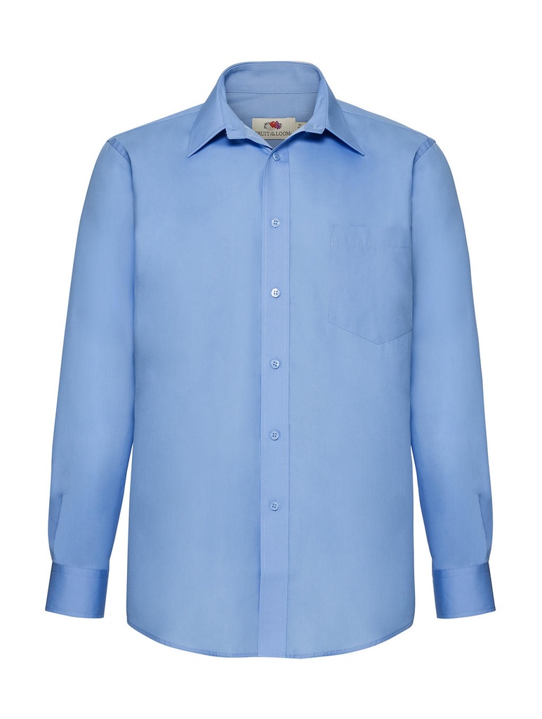 FRUIT OF THE LOOM Poplin Shirt LS
