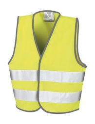 [802.33.605.4] RESULT Workwear Junior Hi-Vis Safety Vest (Fluorescent Yellow, M (7-9))