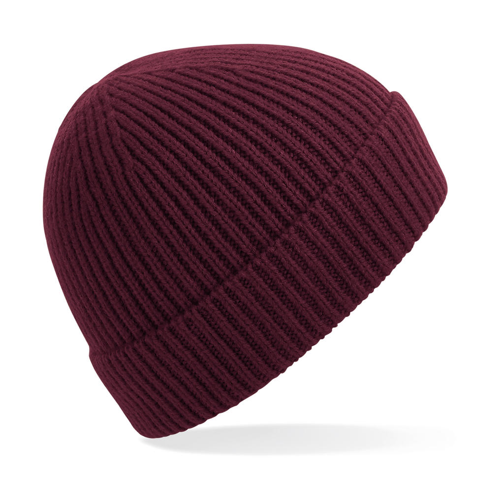 BEECHFIELD Engineered Knit Ribbed Beanie
