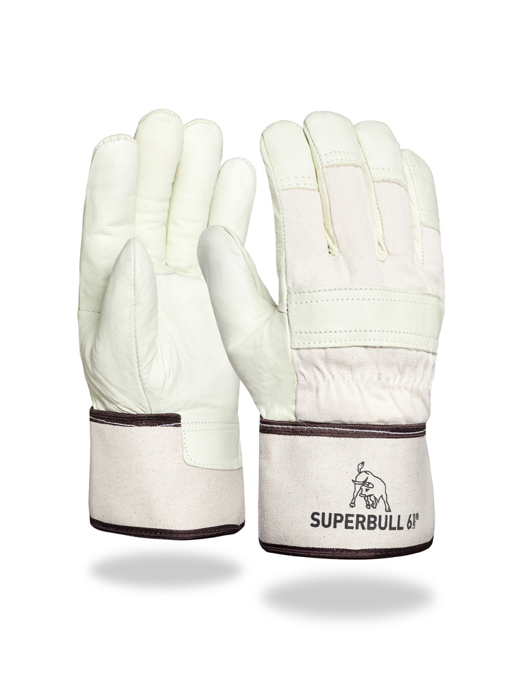 SuperBull® 6 Büffelnarbenlederhandschuh Winter Gr. 11