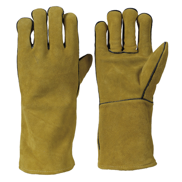 R.L. Schweißer Rindkernspaltlederhandschuh Größe 10