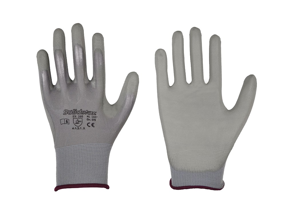 Solidstar® Feinstrickhandschuh PU-Beschichtung