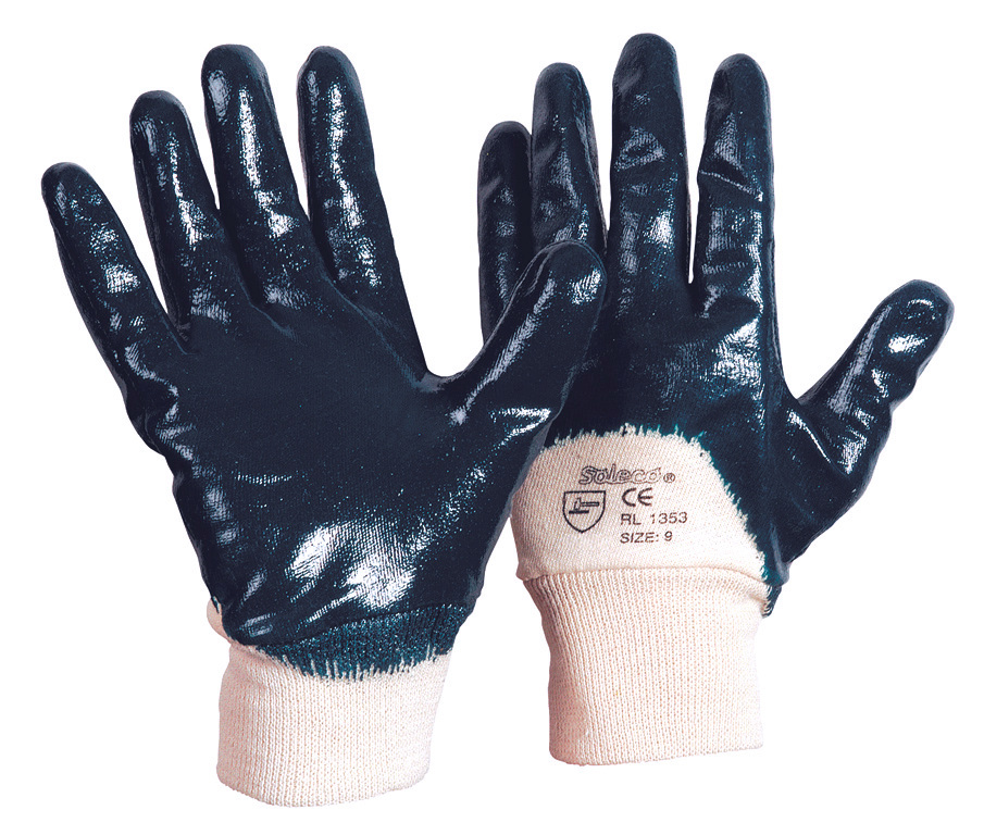 Soleco® Baumwoll-Trikot-Handschuh Nitril-Beschichtung
