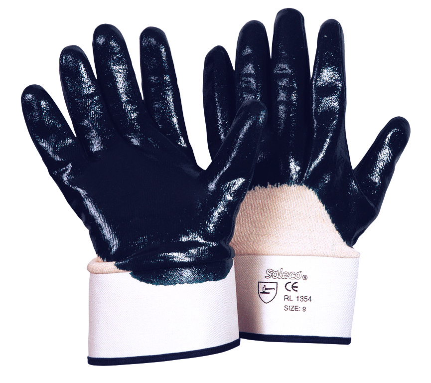 Soleco® Baumwoll-Trikot-Handschuh Nitril-Beschichtung