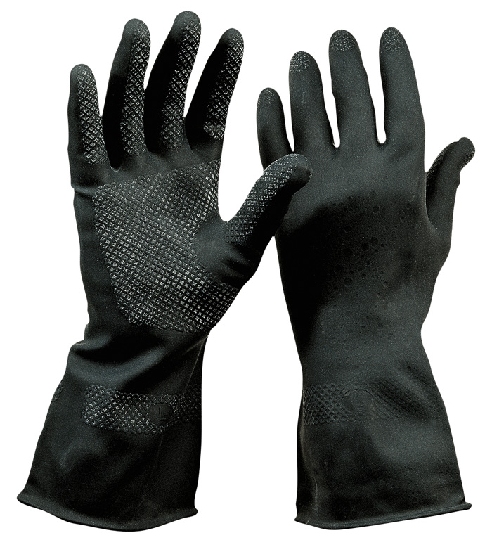 Solidstar® Chemikalien-Handschuh “Neoprene“ Länge 32 cm Stärke ~0,66 mm CE CAT 3