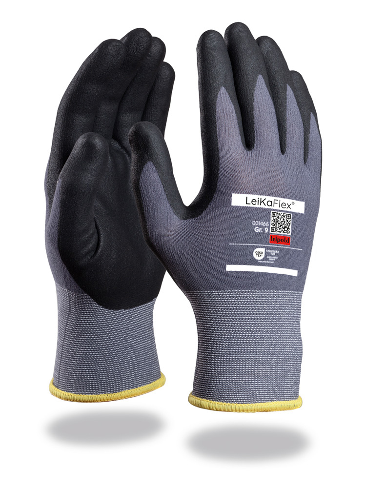 LeiKaFlex® Feinstrickhandschuh Nitril-Beschichtung