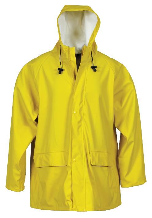 R.L. Regenjacke aus Stretch-PU Farbe: gelb