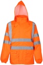 LeiKaTex® Regenjacke Warnschutz warnorange