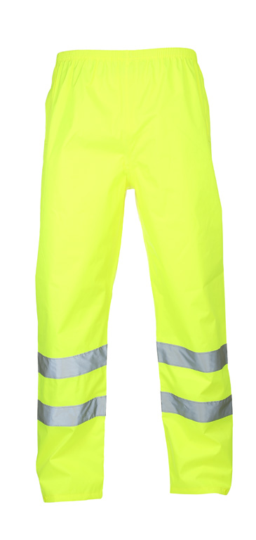 LeiKaTex® Regenbundhose Warnschutz neongelb