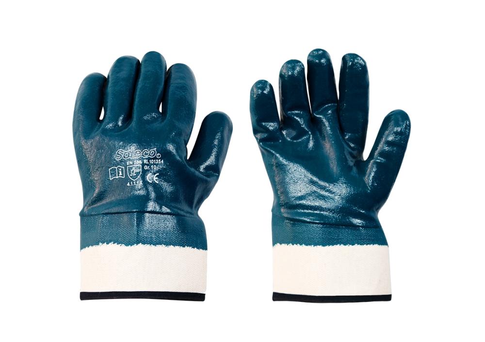 Soleco® Baumwoll-Trikot-Handschuh Nitril-Beschichtung